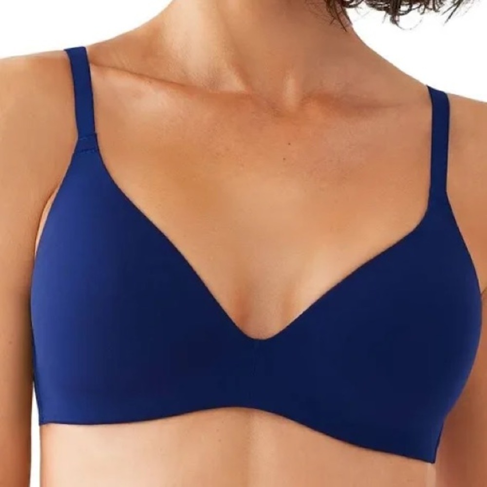Wacoal 856339 Comfort First Wire Free T-Shirt Bra Navy Blue Size 34C